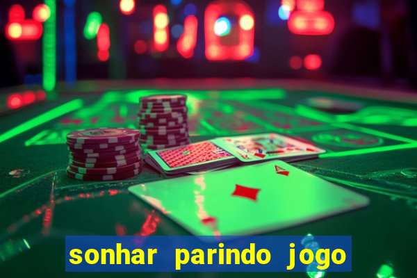 sonhar parindo jogo do bicho